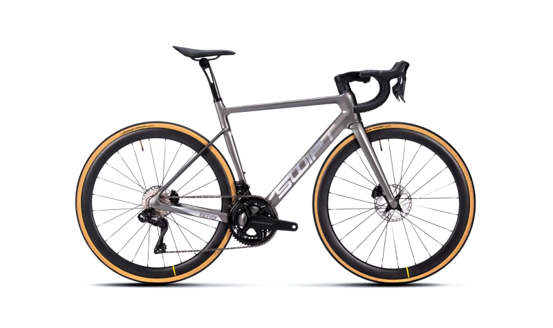 BICICLETA CARBON RACEVOX EVO DISC 2025 CINZA