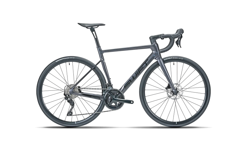 BICICLETA CARBON RACEVOX PRO DISC 2025 CINZA CHUMBO